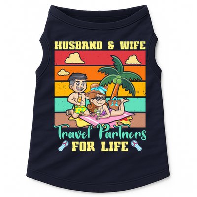 Husband And Wife Travel Partners For Life Beach Traveling Doggie Tank
