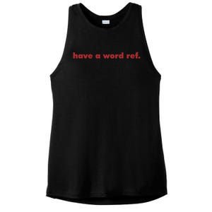 Have A Wordref Women Summer Football Ladies PosiCharge Tri-Blend Wicking Tank