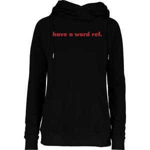 Have A Wordref Women Summer Football Womens Funnel Neck Pullover Hood