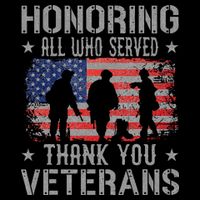 Honoring All Who Served Thank You Veterans Day American Flag City Backpack