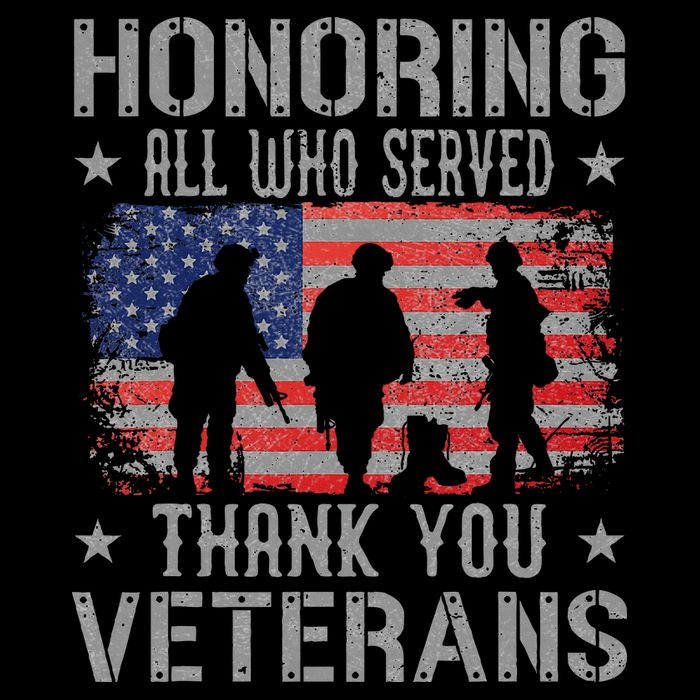 Honoring All Who Served Thank You Veterans Day American Flag City Backpack