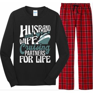 Husband And Wife Cruising Partners For Life Cruiser Cruise Long Sleeve Pajama Set