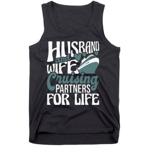 Husband And Wife Cruising Partners For Life Cruiser Cruise Tank Top