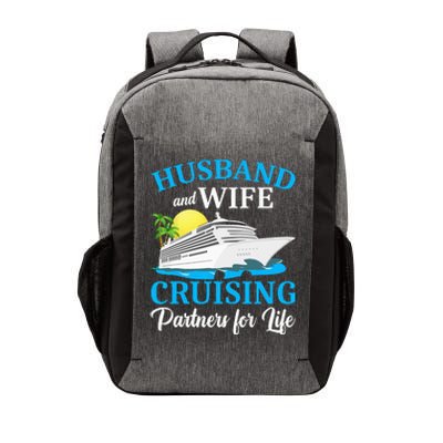 Husband And Wife Cruising Partners For Life Couple Cruise Vector Backpack