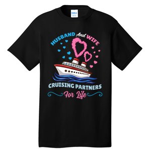 Husband And Wife Cruising Partners For Life Tall T-Shirt