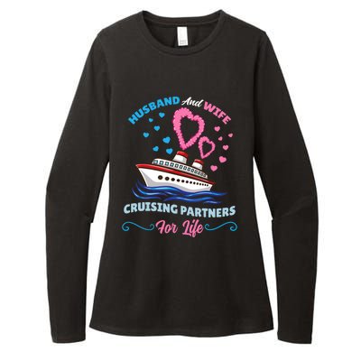 Husband And Wife Cruising Partners For Life Womens CVC Long Sleeve Shirt