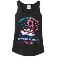 Husband And Wife Cruising Partners For Life Ladies Essential Tank