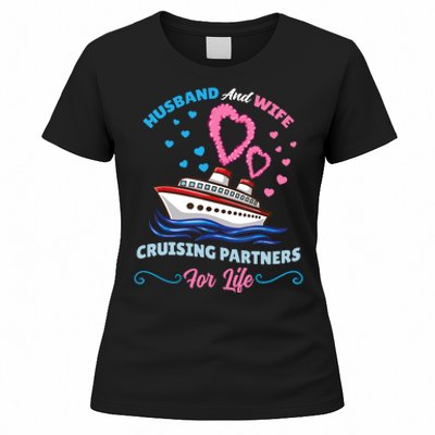 Husband And Wife Cruising Partners For Life Women's T-Shirt