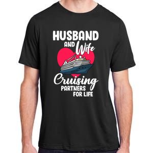 Husband And Wife Cruising Partners For Life Adult ChromaSoft Performance T-Shirt