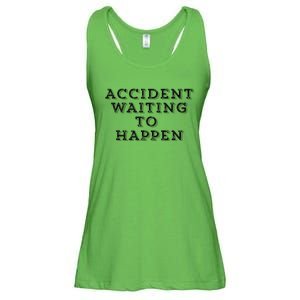 Humorous Accident Waiting To Happen Ladies Essential Flowy Tank