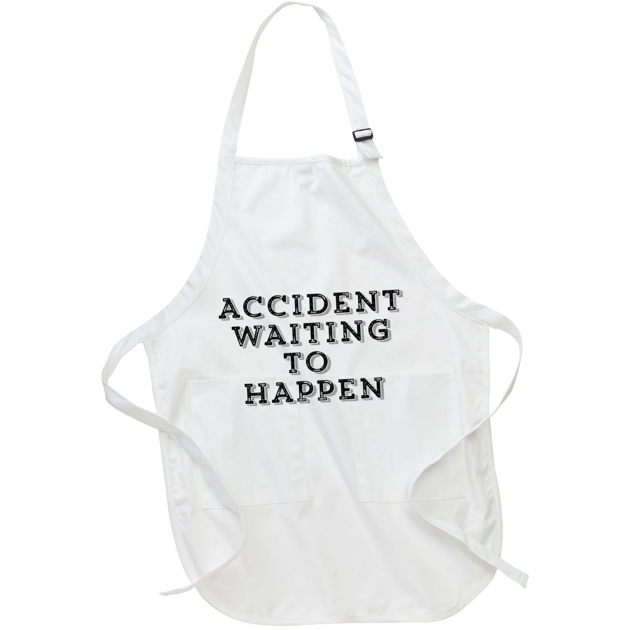 Humorous Accident Waiting To Happen Apron