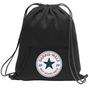 Harris And Walz We Are Not Going Back Sweatshirt Cinch Pack Bag