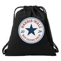 Harris And Walz We Are Not Going Back Drawstring Bag