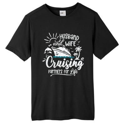 Husband and Wife Cruising Partners For Life Perfect Vacation Tall Fusion ChromaSoft Performance T-Shirt