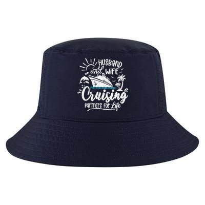 Husband and Wife Cruising Partners For Life Perfect Vacation Cool Comfort Performance Bucket Hat