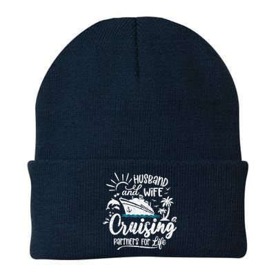 Husband and Wife Cruising Partners For Life Perfect Vacation Knit Cap Winter Beanie