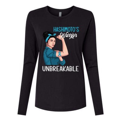 Hashimoto's Awareness Warrior Unbreakable Support Meaningful Gift Womens Cotton Relaxed Long Sleeve T-Shirt