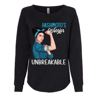 Hashimoto's Awareness Warrior Unbreakable Support Meaningful Gift Womens California Wash Sweatshirt