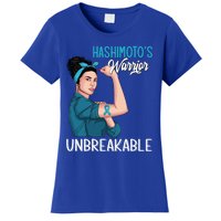 Hashimoto's Awareness Warrior Unbreakable Support Meaningful Gift Women's T-Shirt