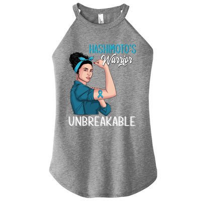 Hashimoto's Awareness Warrior Unbreakable Support Meaningful Gift Women’s Perfect Tri Rocker Tank