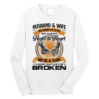 Husband And Wife Not Always Eye To Eye But Heart To Heart Long Sleeve Shirt