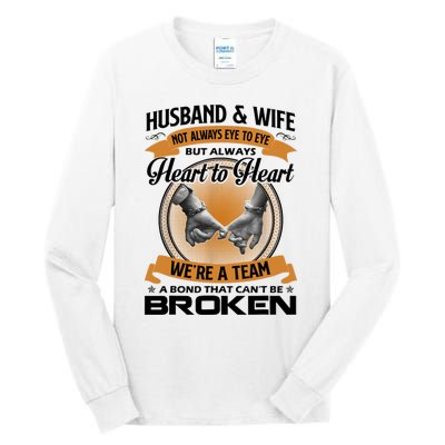 Husband And Wife Not Always Eye To Eye But Heart To Heart Tall Long Sleeve T-Shirt