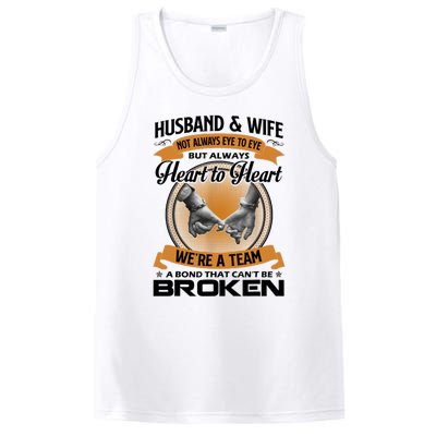 Husband And Wife Not Always Eye To Eye But Heart To Heart PosiCharge Competitor Tank