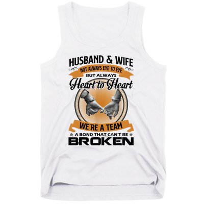 Husband And Wife Not Always Eye To Eye But Heart To Heart Tank Top