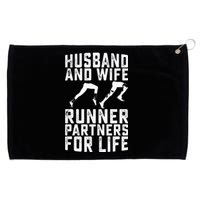 Husband And Wife Runner Partners For Life Running Lovers Grommeted Golf Towel