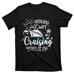 Husband and Wife Cruising Partners For Life T-Shirt