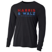 Harris And Walz We Are Not Going Back President Election Premium Cooling Performance Long Sleeve Crew