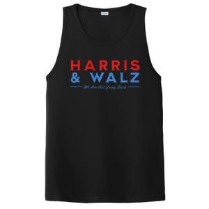 Harris And Walz We Are Not Going Back President Election Premium PosiCharge Competitor Tank