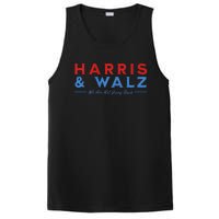 Harris And Walz We Are Not Going Back President Election Premium PosiCharge Competitor Tank