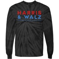 Harris And Walz We Are Not Going Back President Election Premium Tie-Dye Long Sleeve Shirt