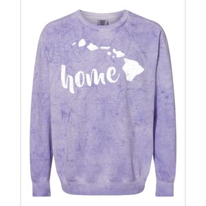 Hawaii Home State Colorblast Crewneck Sweatshirt