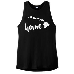 Hawaii Home State Ladies PosiCharge Tri-Blend Wicking Tank