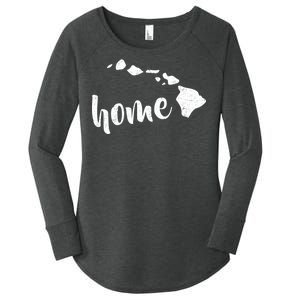 Hawaii Home State Women's Perfect Tri Tunic Long Sleeve Shirt