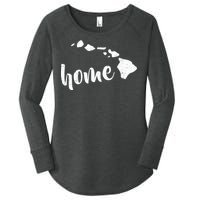 Hawaii Home State Women's Perfect Tri Tunic Long Sleeve Shirt