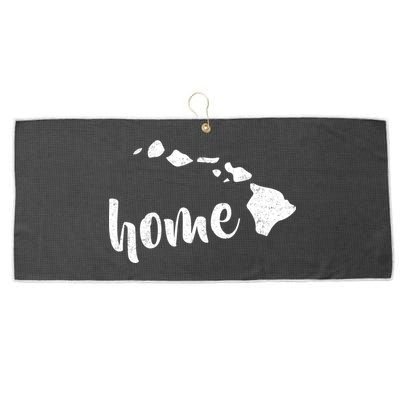 Hawaii Home State Large Microfiber Waffle Golf Towel