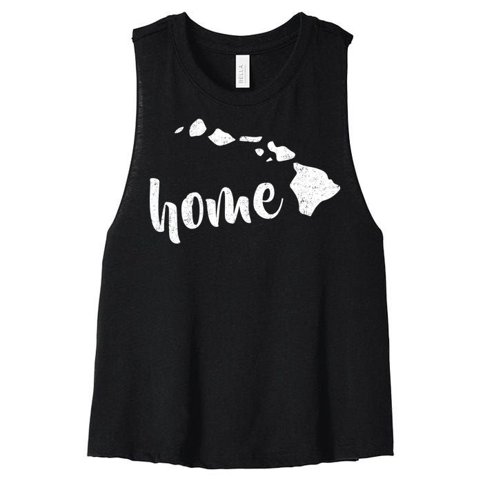 Hawaii Home State Women's Racerback Cropped Tank