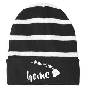 Hawaii Home State Striped Beanie with Solid Band