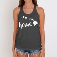 Hawaii Home State Women's Knotted Racerback Tank