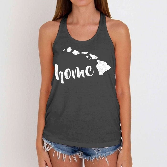 Hawaii Home State Women's Knotted Racerback Tank