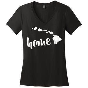 Hawaii Home State Women's V-Neck T-Shirt