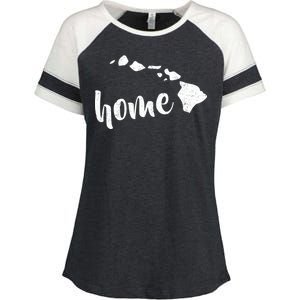 Hawaii Home State Enza Ladies Jersey Colorblock Tee