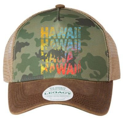 Hawaii Logo Legacy Tie Dye Trucker Hat