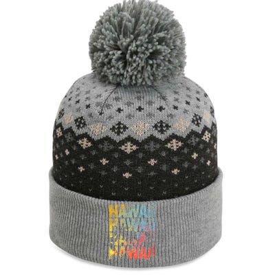 Hawaii Logo The Baniff Cuffed Pom Beanie