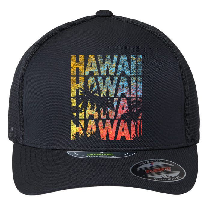 Hawaii Logo Flexfit Unipanel Trucker Cap