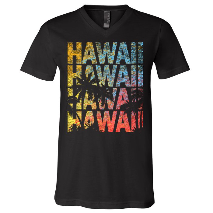 Hawaii Logo V-Neck T-Shirt