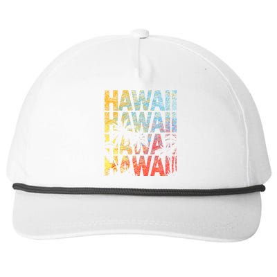 Hawaii Logo Snapback Five-Panel Rope Hat